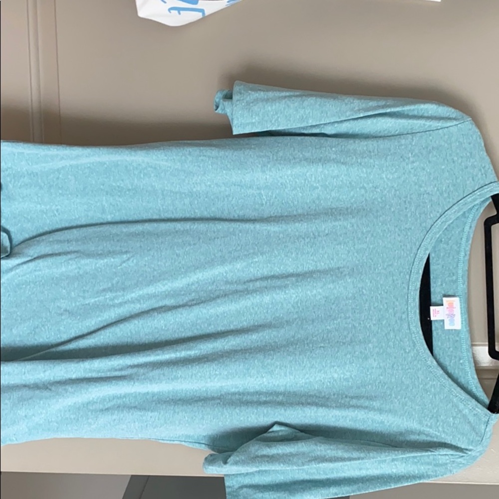 XL Aqua heathered gigi